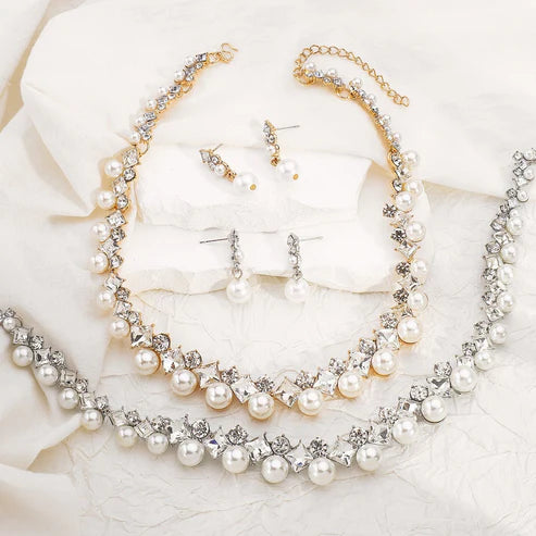 All Match Necklace And Earrings Elegant Fashion