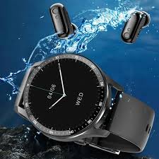 X7 2 in 1 Smart Watch With Bluetooth Earphone