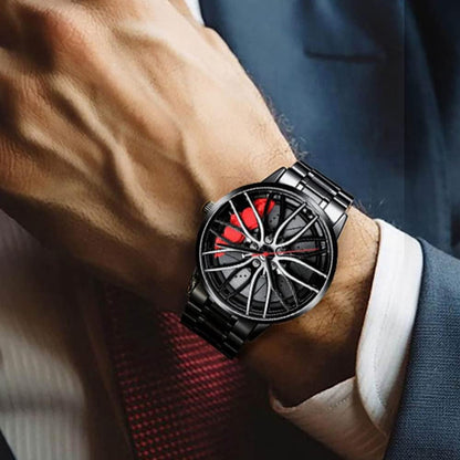 Waterproof Fashion Steel Men's Quartz Wristwatch