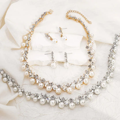All Match Necklace And Earrings Elegant Fashion
