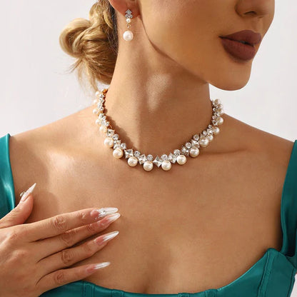 All Match Necklace And Earrings Elegant Fashion